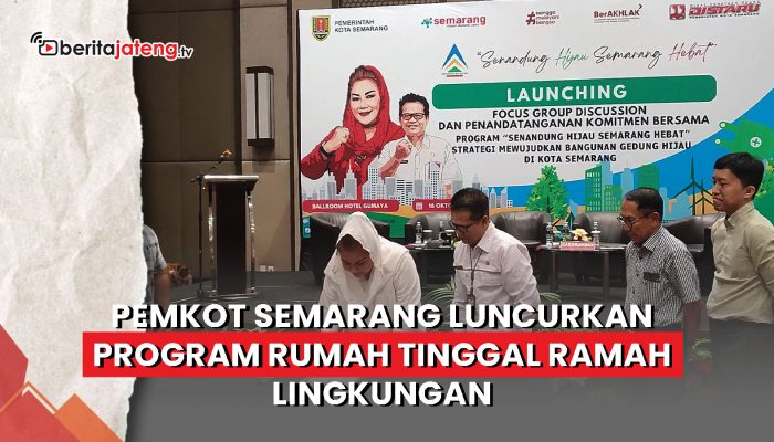 Video Pemkot Semarang Luncurkan Program Rumah Tinggal Ramah Lingkungan
