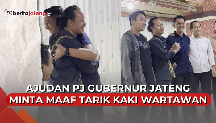 Video Tarik Kaki Wartawan Hingga Terjengkang, Ajudan Nana Sudjana Minta Maaf
