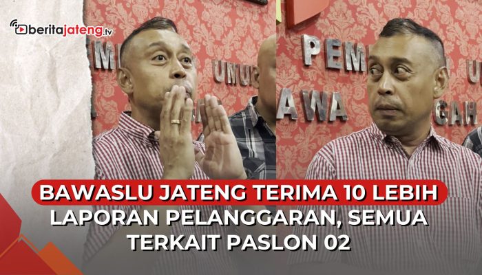 Video Bawaslu Jateng Terima 10 Lebih Laporan Dugaan Pelanggaran, Semua Terkait Luthfi-Yasin