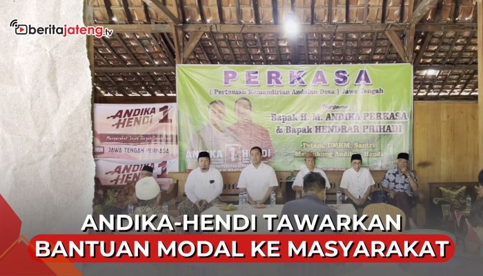 Video Bukan Program Halu, Andika-Hendi Tawarkan Bantuan Modal ke Masyarakat