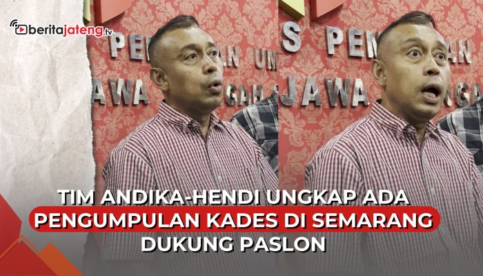 Video Tim Andika-Hendi Ungkap Ada Pengumpulan Kades di Semarang Dukung Paslon
