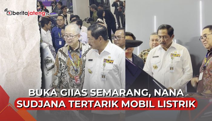 Video Nana Sudjana Buka GIIAS Semarang, Tertarik Mobil Listrik
