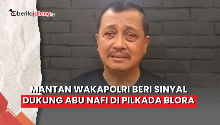 Video Mantan Wakapolri Beri Sinyal Dukung Abu Nafi-Andika di Pilkada Blora