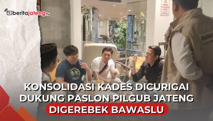 Video Konsolidasi Kades Dicurigai Dukung Paslon Pilgub Jateng Digerebek Bawaslu, Auto Bubar
