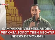 Video Sampaikan Visi Misi, Andika Perkasa Soroti Tren Negatif Indeks Demokrasi