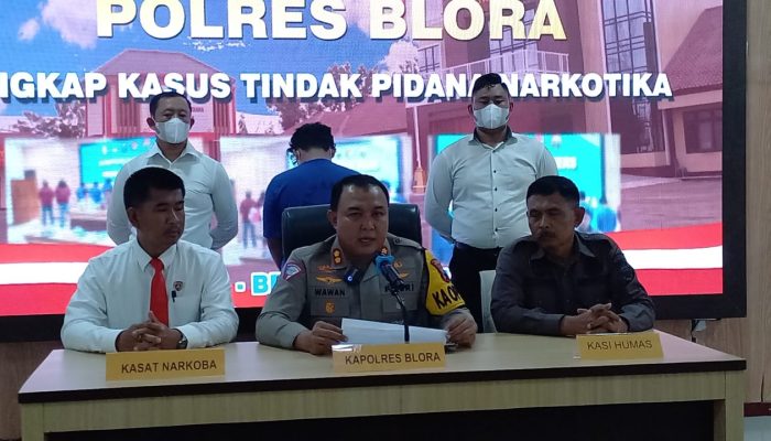 Polres Blora Gagalkan Transaksi Sabu di Indekos, Pelaku: Mau Buat Main Slot, Biar Gak Ngantuk