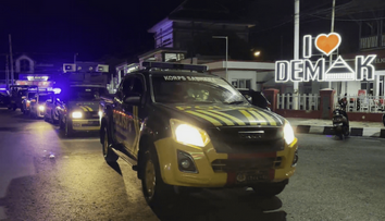 Pengamanan Jelang Pilkada 2024, Aparat Gabungan Polres Demak Galakkan Patroli Skala Besar