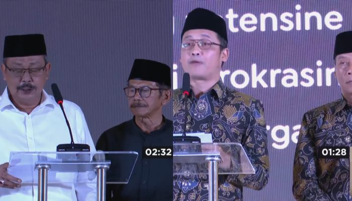 Debat Perdana Pilbup Magelang, Paslon Satria dan Progress Adu Visi-Misi, Singgung Angkatan Kerja Perempuan