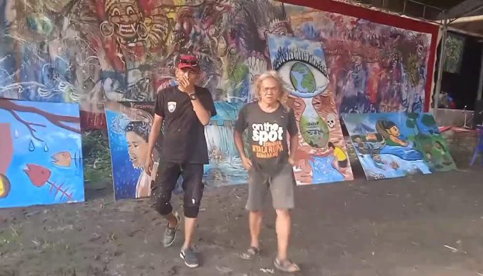 Puluhan Perupa Ikut Lomba Mural EcoArt Jogo Kali, Ajang Silaturahmi dan Pamer Karya