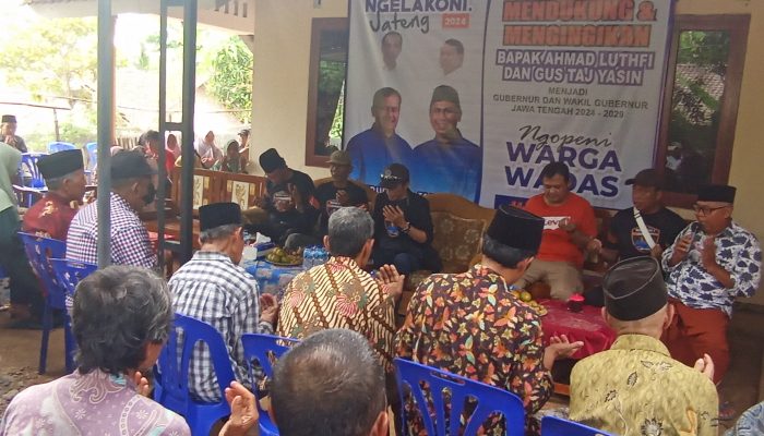 Deklarasi Dukungan Warga Wadas untuk Cagub Ahmad Luthfi, Minta Perbaikan Infrastruktur dan Desa Agrowisata