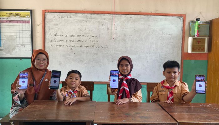Cegah Siswanya jadi Gangster, SDN Tugurejo 02 Launching Aplikasi Si Topik
