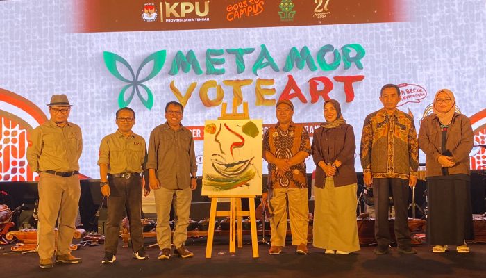 Metamorvoteart, Cara KPU Jateng Ajak Pemilih Muda Lewat Seni