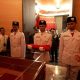 Akmal Faiz Ali Khadafi (kiri) saat menjadi pembentang dalam Upacara HUT RI