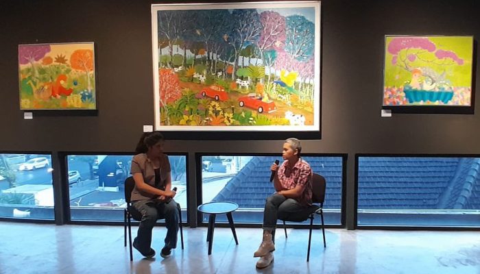 Mengunjungi Pameran Tunggal “My Little World”, Visual Imajinasi yang Penuh Warna