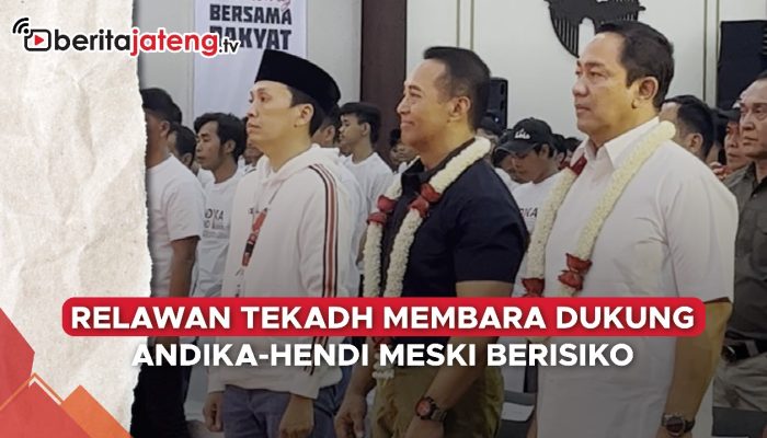 Video Deklarasi Relawan Tekadh Membara Dukung Andika-Hendi