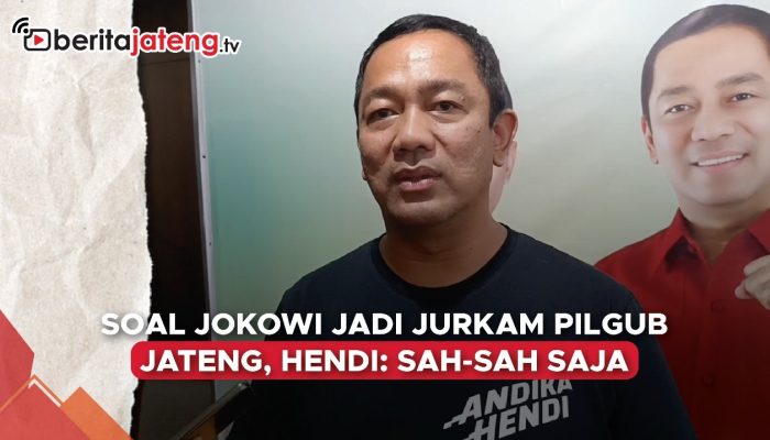 Video Soal Jokowi jadi Jurkam Luthfi-Yasin, Hendi: Sah-Sah Saja