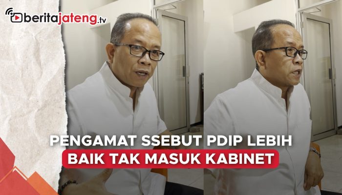 Video Pengamat Sebut PDIP Lebih Baik Tak Masuk Kabinet