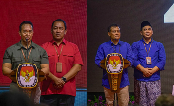 KPU RI Jawa Tengah | undecided voters Foto kolase Andika-Hendi (kiri) dan Luthfi-Yasin) debat pilgub jateng