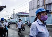 Sritex Investor | Sejumlah karyawan PT Sritex di Sukoharjo, Jawa Tengah. (ant)