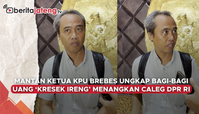 Video Mantan Ketua KPU Brebes Ungkap Bagi-Bagi Uang ‘Kresek Ireng’ Menangkan Caleg DPR RI