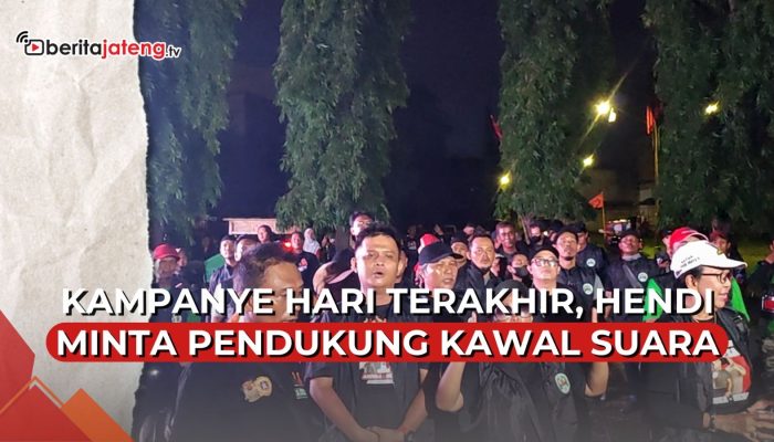 Video Kampanye Terakhir Andika-Hendi, Minta Pendukung Kawal Suara