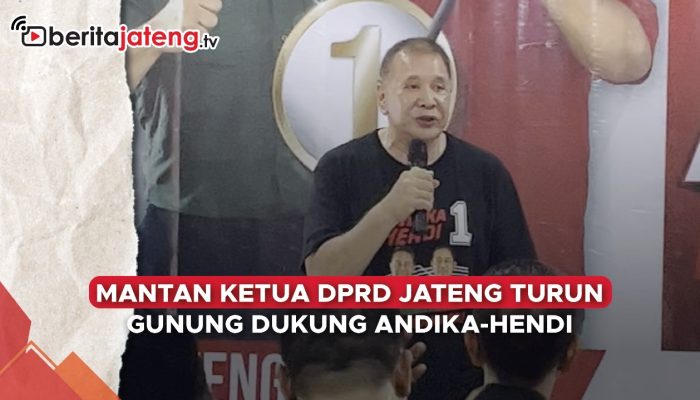 Video Mantan Ketua DPRD Jateng, Rukma Setyabudi Turun Gunung Dukung Andika-Hendi