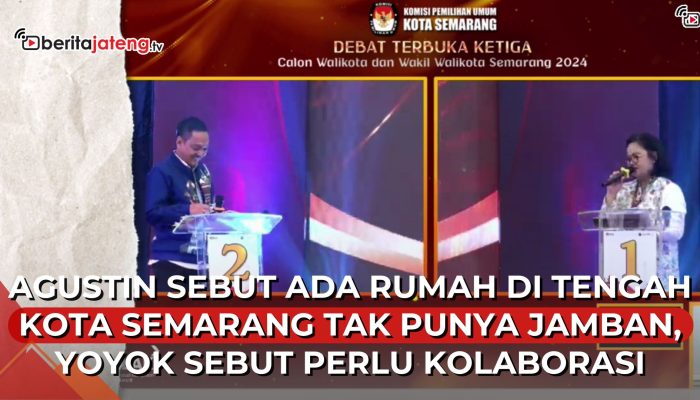 Video Debat Pilwalkot Semarang: Agustina Sebut Rumah di Wilayah Kumuh Tak Punya Jamban, Yoyok: Perlu Kolaborasi
