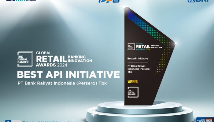 Kembangkan BRIAPI, BRI Sabet Penghargaan di Global Retail Banking Innovation Awards 2024