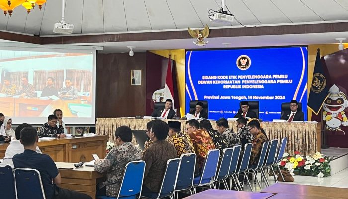 DKPP RI Sidang Etik di Kantor KPU Jateng, Bahas Dugaan Bagi-bagi Uang ke PPK dan Panwaslu Brebes