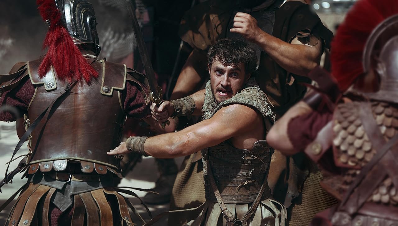 Paul Mescall di film Gladiator II. (X/@anapau_villa)