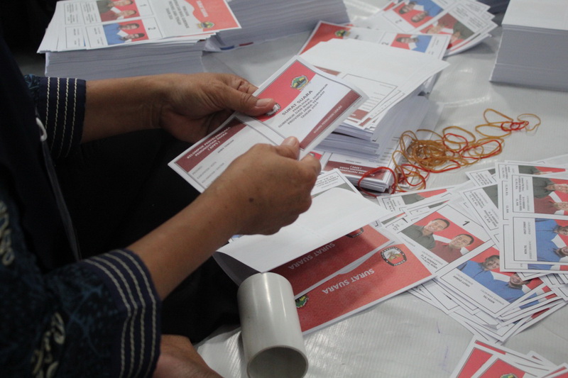 KPU Kota Semarang Targetkan Sortir Lipat Surat Suara Rampung 4 Hari