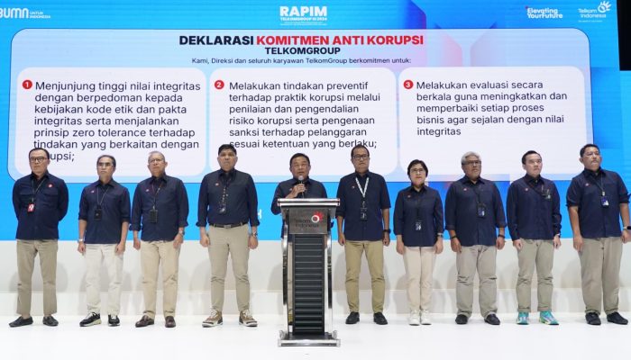 Dukung BUMN Bersih dari Korupsi, TelkomGroup Luncurkan Deklarasi Komitmen Anti Korupsi
