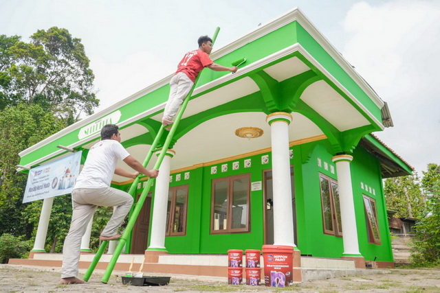 51 Mushala di Jawa Tengah Dipercantik dengan 1.745 Liter Cat Premium Nippon Paint
