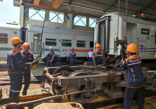 PT KAI Daop 4 Semarang Lakukan Perawatan Kereta Jelang Angkutan Natal dan Tahun Baru