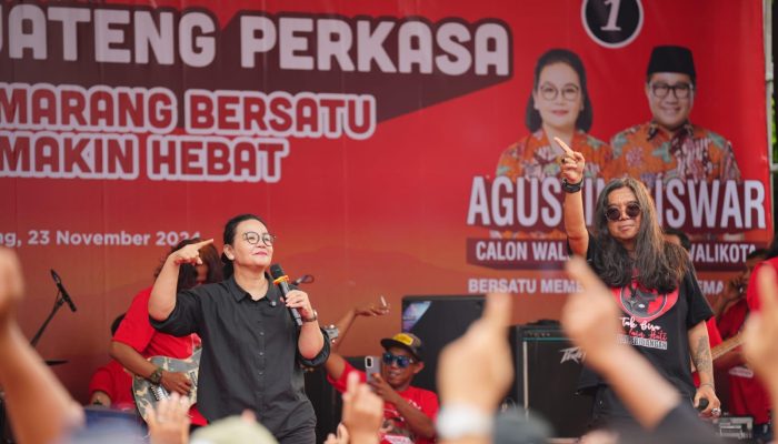 Hari Terakhir Kampanye, Mbak Agustin Hadiri Olahraga, Seni, Hingga Sholawatan