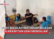 Video Guru Sekolah Mataram Belajar Karawitan Usai Mengajar