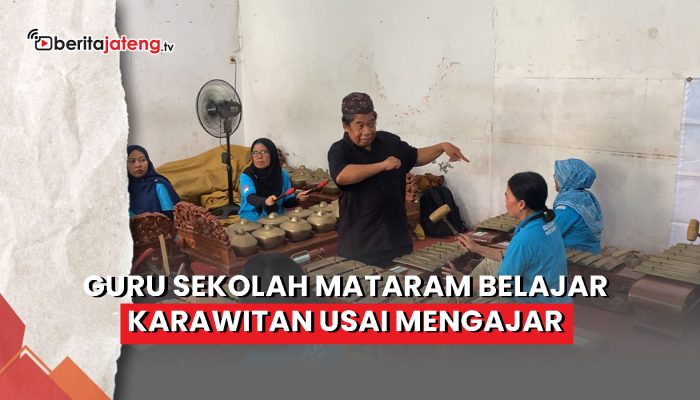 Video Guru Sekolah Mataram Belajar Karawitan Usai Mengajar