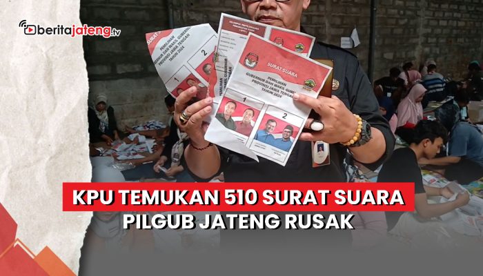 Video KPU Blora Temukan 510 Surat Suara Pilgub Jateng Rusak