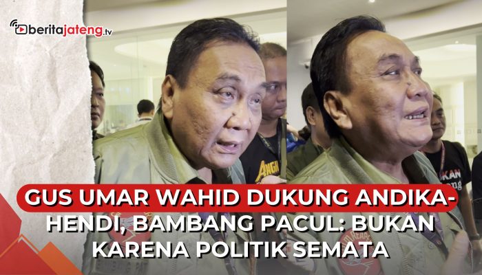 Video Gus Umar Wahid Dukung Andika-Hendi, Bambang Pacul: Bukan karena Politis Semata