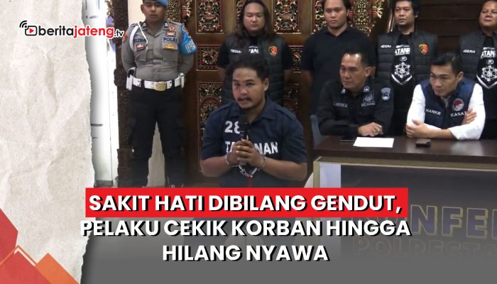 Video Pelaku Pembunuhan Perempuan di Hotel Tertangkap, Sakit Hati Dibilang Gendut Usai Open BO