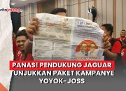 Video Panas! Pendukung Jaguar Tunjukkan Paket Kampanye Yoyok-Joss