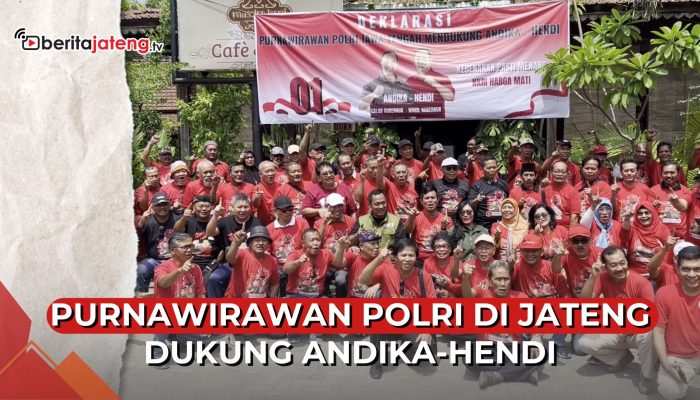 Video Purnawirawan Polri di Jateng Dukung Andika-Hendi