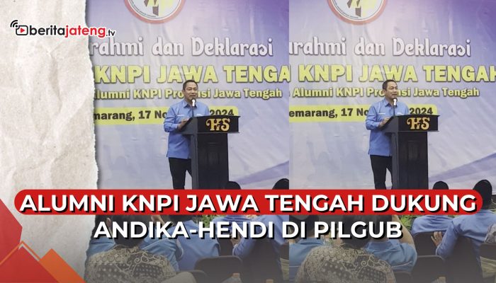 Video Alumni KNPI Jawa Tengah Dukung Andika-Hendi di Pilgub