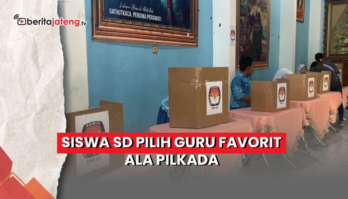 Video Siswa SDN Sarirejo Kartini Semarang Pilih Guru Favorit Ala Pilkada