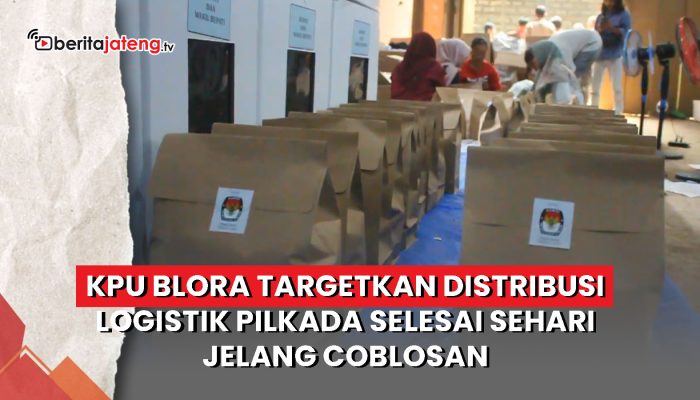 Video KPU Blora Targetkan Distribusi Logistik Pilkada Selesai Sehari Jelang Coblosan