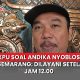 Andika nyoblos di Semarang
