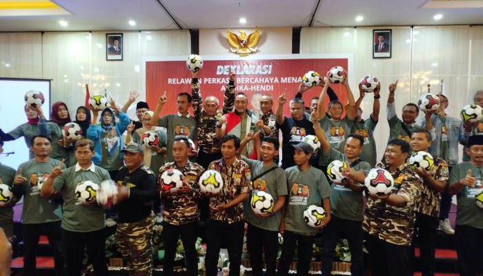 Relawan Perkasa Bercahaya Deklarasi Menangkan Andika-Hendi, Optimis Raih Suara di Atas 50 Persen