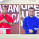 Pasangan calon Kepala Daerah nomor urut 1 (Andika-Hendi) dan paslon nomor urut 2 (Luthfi-Yasin) dalam debat Pilgub Jateng. (YouTube/beritajatengtv channel)
