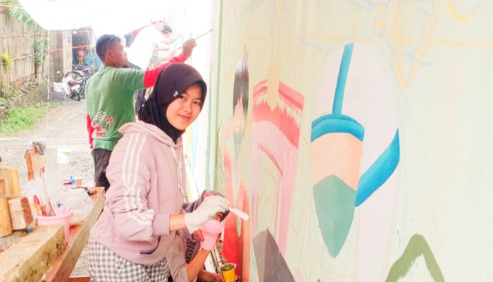Peringati Hari Kesehatan Nasional ke-60, Puskesmas Banjarnegara Gelar Lomba Mural