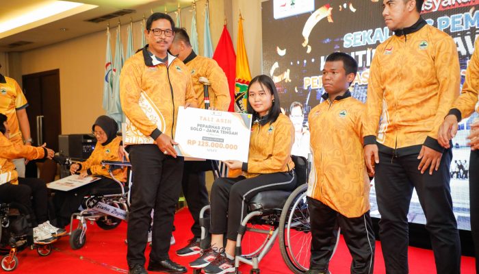 Beri Tali Asih untuk Atlet Peraih Medali Peparnas 2024, Jateng Kucurkan Rp98,9 Miliar